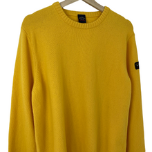 Load image into Gallery viewer, Paul and Shark Yellow Crew Neck Sweater - Large (L) PTP 22&quot;
