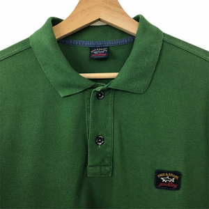 Paul and Shark Green Short Sleeved Polo - Double Extra Large (XXL) PTP 22"