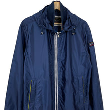 Load image into Gallery viewer, Paul and Shark Navy Blue Hooded Logo Jacket - Large (L) PTP 21.5&quot;
