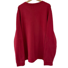 Load image into Gallery viewer, Ma.Strum Red Crew Neck Logo Sweater - Triple Extra Large (XXXL) PTP 28&quot;
