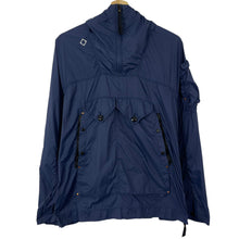 Load image into Gallery viewer, Ma.Strum Navy Blue Multi Pocket Hooded Sniper Jacket - Small (S) PTP 20&quot;
