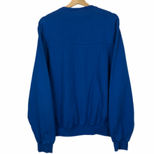 Load image into Gallery viewer, Paul and Shark Blue Crew Neck Pocket Logo Sweater - Large (L) PTP 23.5&quot;
