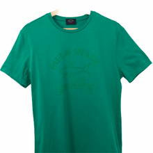 Load image into Gallery viewer, Paul and Shark Green Short Sleeved Logo T-Shirt - Medium (M) PTP 18.25&quot;
