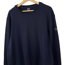 Load image into Gallery viewer, Paul and Shark Navy Crew Neck Sweater - Extra Large (XL) PTP 23.5&quot;
