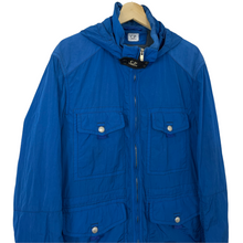 Load image into Gallery viewer, C.P Company Blue Multi Pocket Nysack Goggle Jacket - 54 PTP 23.5&quot;
