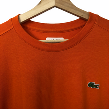 Load image into Gallery viewer, Lacoste Orange Short Sleeved Logo T-Shirt - Large (L) PTP 22.5&quot;
