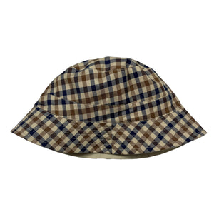 Aquascutum House Check / Beige Reversible Bucket Hat - One Size Fits All