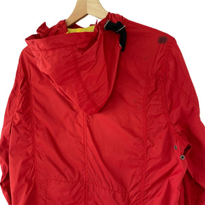 Ma.Strum Red Multi Pocket Hooded Sniper Jacket - Medium (M) PTP 22.75"