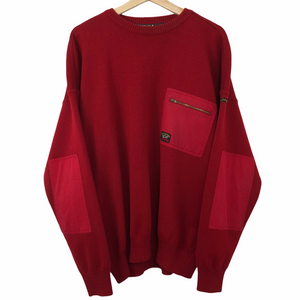 Vintage Paul and Shark Red Bretagne Sweater - Extra Large (XL) PTP 25"