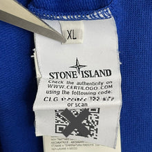 Load image into Gallery viewer, Stone Island Blue Crew Neck Logo Sweater - Extra Large (XL) PTP 23.5&quot;
