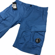 Load image into Gallery viewer, C.P Company Light Blue Bermuda Cargo Shorts - 46 (W 30&quot;)
