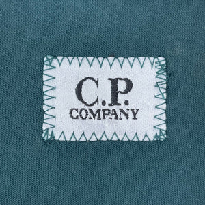 C.P Company Teal Short Sleeved Logo T-Shirt - Extra Large (XL) PTP 22"