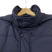 Load image into Gallery viewer, Ma.Strum Navy Hooded Harrier Field Gilet Body Warmer - Medium (M) PTP 22.5&quot;
