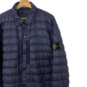 Stone Island Quilted Micro Yarn Down Puffer Overshirt - Double Extra Large (XXL) PTP 24.75"