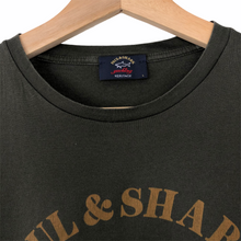 Load image into Gallery viewer, Paul and Shark Khaki Short Sleeved Logo T-Shirt - Large (L) PTP 21.25&quot;
