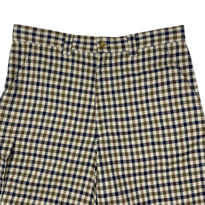 Aquascutum House Check Cargo Shorts - W 36"