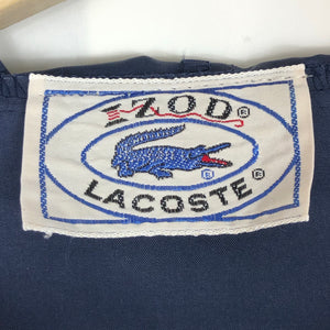 Vintage Navy Lacoste Izod Half Zip Cagoule - Large (L) PTP 25.25"