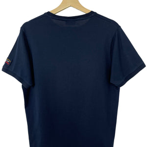 Paul and Shark Navy Short Sleeved Logo T-Shirt - Medium (M) PTP 19.75"