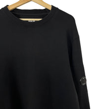 Load image into Gallery viewer, C.P Company Black Crew Neck Lens Sweater - Double Extra Large (XXL) PTP 25.25&quot;
