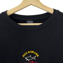 Load image into Gallery viewer, Paul and Shark Black Tyhoon 2000 Sweater - Extra Large (XL) PTP 24&quot;
