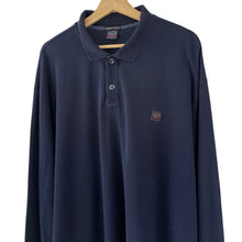 Load image into Gallery viewer, Paul and Shark Navy Long Sleeved Polo - Five Extra Large (5XL) PTP 31&quot;
