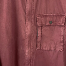 Load image into Gallery viewer, Stone Island Burgundy Pocket Overshirt - Extra Large (XL) PTP 23.25&quot;
