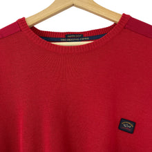 Load image into Gallery viewer, Paul and Shark Red C0P918 Crew Neck Sweater - Four Extra Large (4XL) PTP 30&quot;
