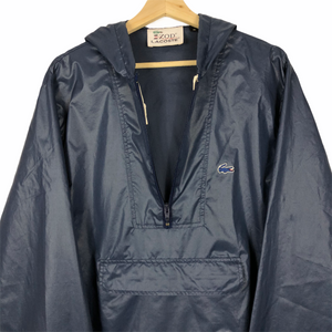 Vintage Navy Lacoste Izod Half Zip Cagoule - Medium (M) PTP 23"