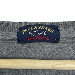 Paul and Shark Grey Crew Neck Sweater - Large (L) PTP 22"