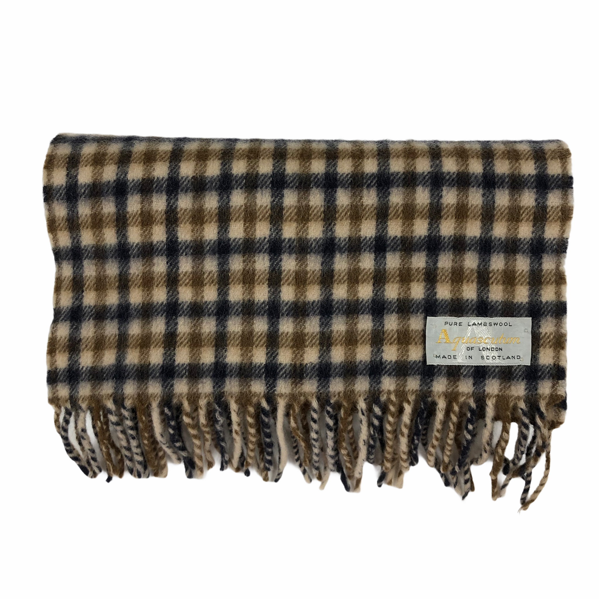 Aquascutum Classic House Check Pure Lambswool Scarf One Size