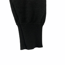 Load image into Gallery viewer, Paul and Shark Black 100% Wool Crew Neck Sweater - Large (L) PTP 20&quot;
