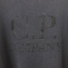 Load image into Gallery viewer, Vintage C.P Company Ideas From Massimo Osti Boat Neck Logo Sweater - 4 PTP 26.5&quot;
