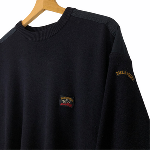 Vintage Paul and Shark Navy Bretagne Sweater - Large (L) PTP 25"