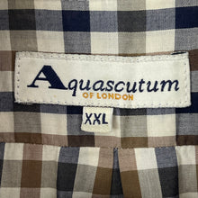 Load image into Gallery viewer, Aquascutum House Check Short Sleeved Shirt - Double Extra Large (XXL) PTP 28.5&quot;
