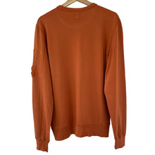 Load image into Gallery viewer, C.P Company Orange Crew Neck Lens Sweater - Medium (M) PTP 21&quot;
