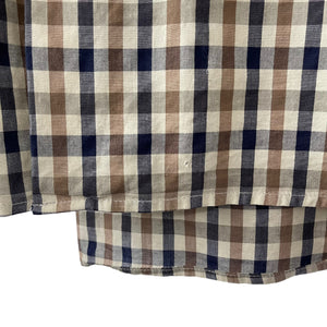 Aquascutum House Check Long Sleeved Shirt - Extra Large (XL) PTP 25.75"