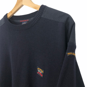 Vintage Paul and Shark Dark Navy Bretagne Sweater - Large (L) PTP 25"