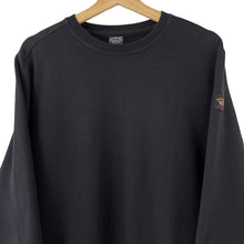 Load image into Gallery viewer, Paul and Shark Black Crew Neck Sweater - Double Extra Large (XXL) PTP 23&quot;
