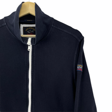 Load image into Gallery viewer, Paul and Shark Navy Full Zip Up Track Top - Large (L) PTP 21&quot;
