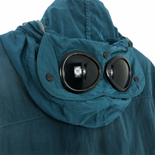 Load image into Gallery viewer, C.P Company Emerald Nylon Shimmer Multi Pocket Goggle Jacket - 52 PTP 23.25&quot;
