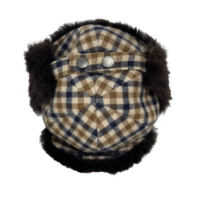 Load image into Gallery viewer, Aquascutum House Check Wool Trapper Hat - Large (L)
