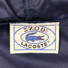 Load image into Gallery viewer, Vintage Dark Navy Lacoste Izod Half Zip Cagoule - Extra Large (XL) PTP 26&quot;
