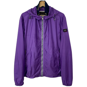 Paul and Shark Purple Hooded Logo Jacket - Large (L) PTP 21.5"