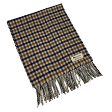 Load image into Gallery viewer, Aquascutum Classic House Check 100% Lambswool Scarf - One Size Fits All
