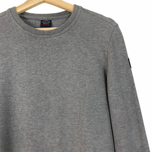 Paul and Shark Grey Crew Neck Sweater - Large (L) PTP 20.5"