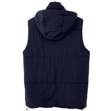 Load image into Gallery viewer, Ma.Strum Navy Hooded Harrier Field Gilet Body Warmer - Medium (M) PTP 22.5&quot;
