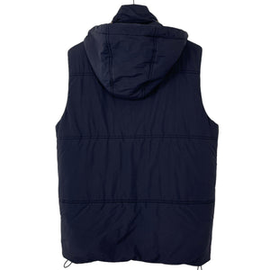 Ma.Strum Navy Hooded Harrier Field Gilet Body Warmer - Medium (M) PTP 22.5"