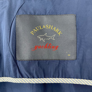 Paul and Shark Blue Save The Sea Jacket - Double Extra Large (XXL) PTP 26.25"