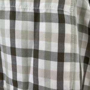 Aquascutum House Check Short Sleeved Shirt - Small (S) PTP 21.75"