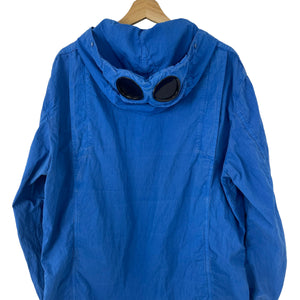 C.P Company Blue Goggle Hooded Overshirt - Triple Extra Large (XXXL) PTP 26"